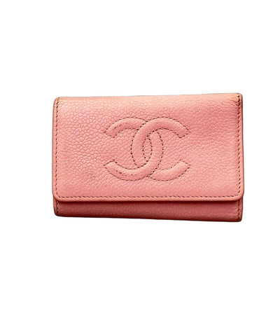 シャネル 6連キーケース キャビアスキン レディース CHANEL