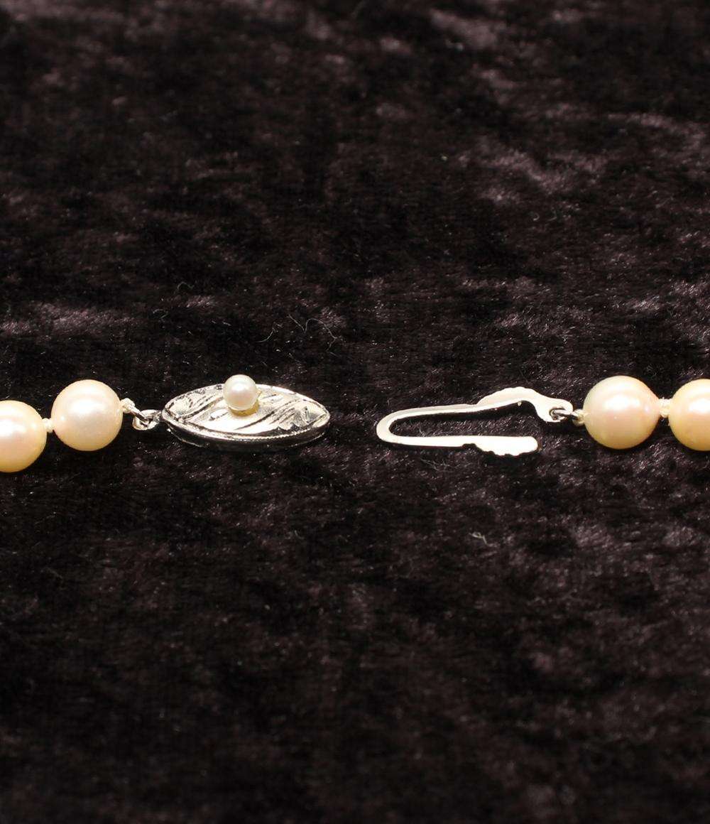 美品 ネックレス SV パール6.0-6.5mm レディース