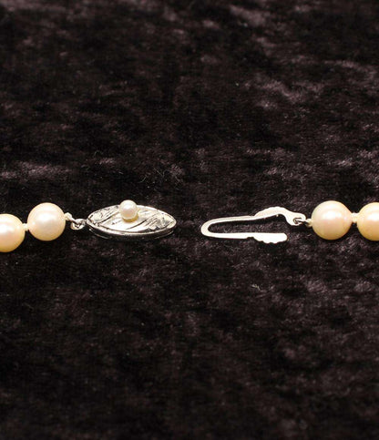 美品 ネックレス SV パール6.0-6.5mm レディース