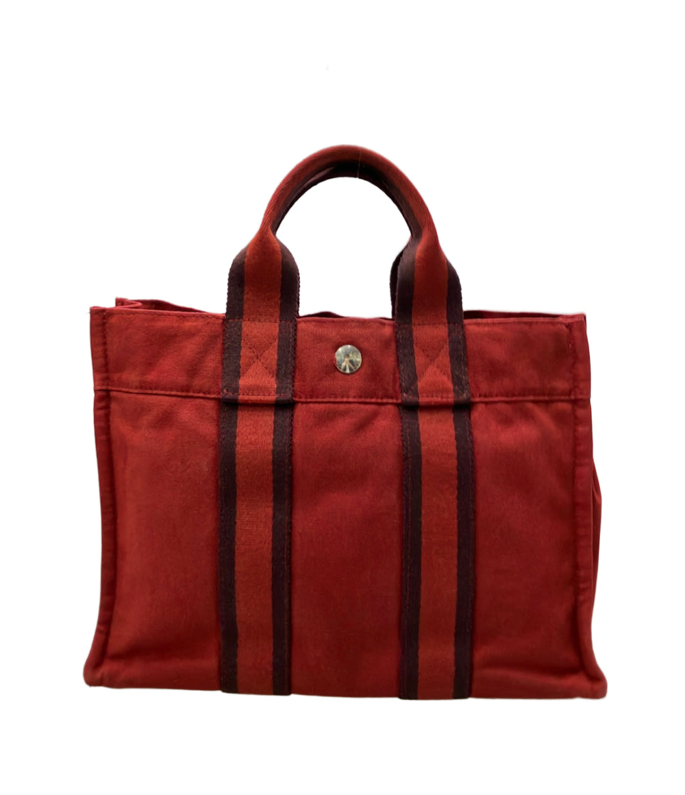 HERMES ハンドバッグ キャンバス フールトゥPM レディース エルメス
