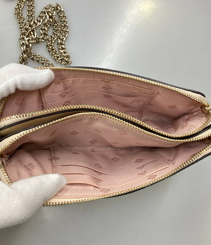 Kate Spade ショルダーバッグ 斜め掛け チェーン レザー レディース ケイトスペード
