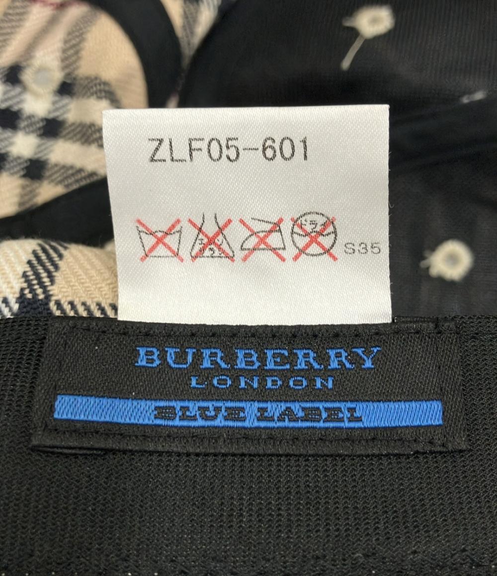 美品 バーバリーロンドン アジャスターキャップ チェック レディース BURBERRY LONDON