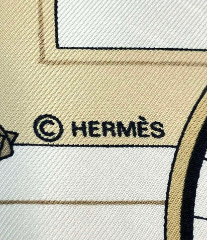 HERMES スカーフ シルク100% カレ90 LES BECANES レディース エルメス