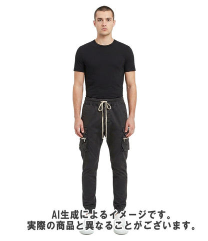 Rick Owens カーゴパンツ コットン ジッパーポケット 裾リブ RU02C7396-TE メンズ SIZE 54 (XL) リックオウエンス