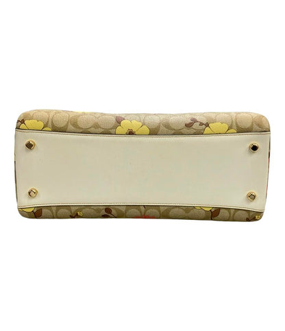 コーチ ハンドバッグ ショルダーバッグ 2WAY キャンバス フローラル クラスター プリント ダーシー キャリーオール シグネチャー CH345 レディース