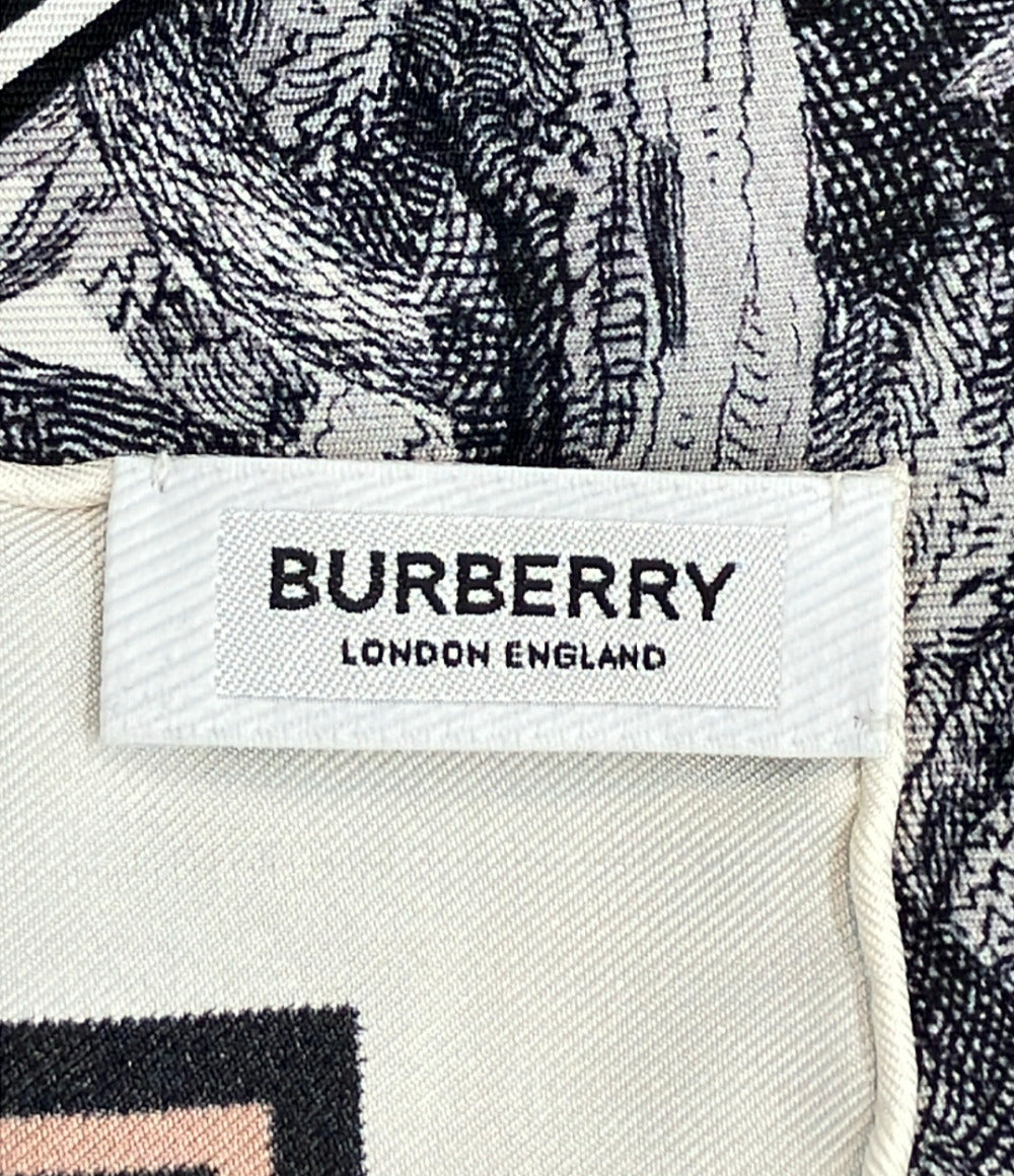 BURBERRY ストール シルク100% 鹿柄 8041738 レディース バーバリー