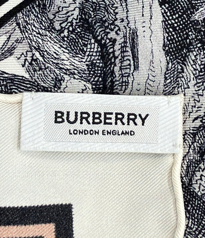 BURBERRY ストール シルク100% 鹿柄 8041738 レディース バーバリー