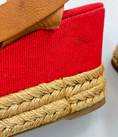 トリーバーチ アンクルストラップサンダル エスパドリーユ レディース SIZE 7 B (L) Tory Burch