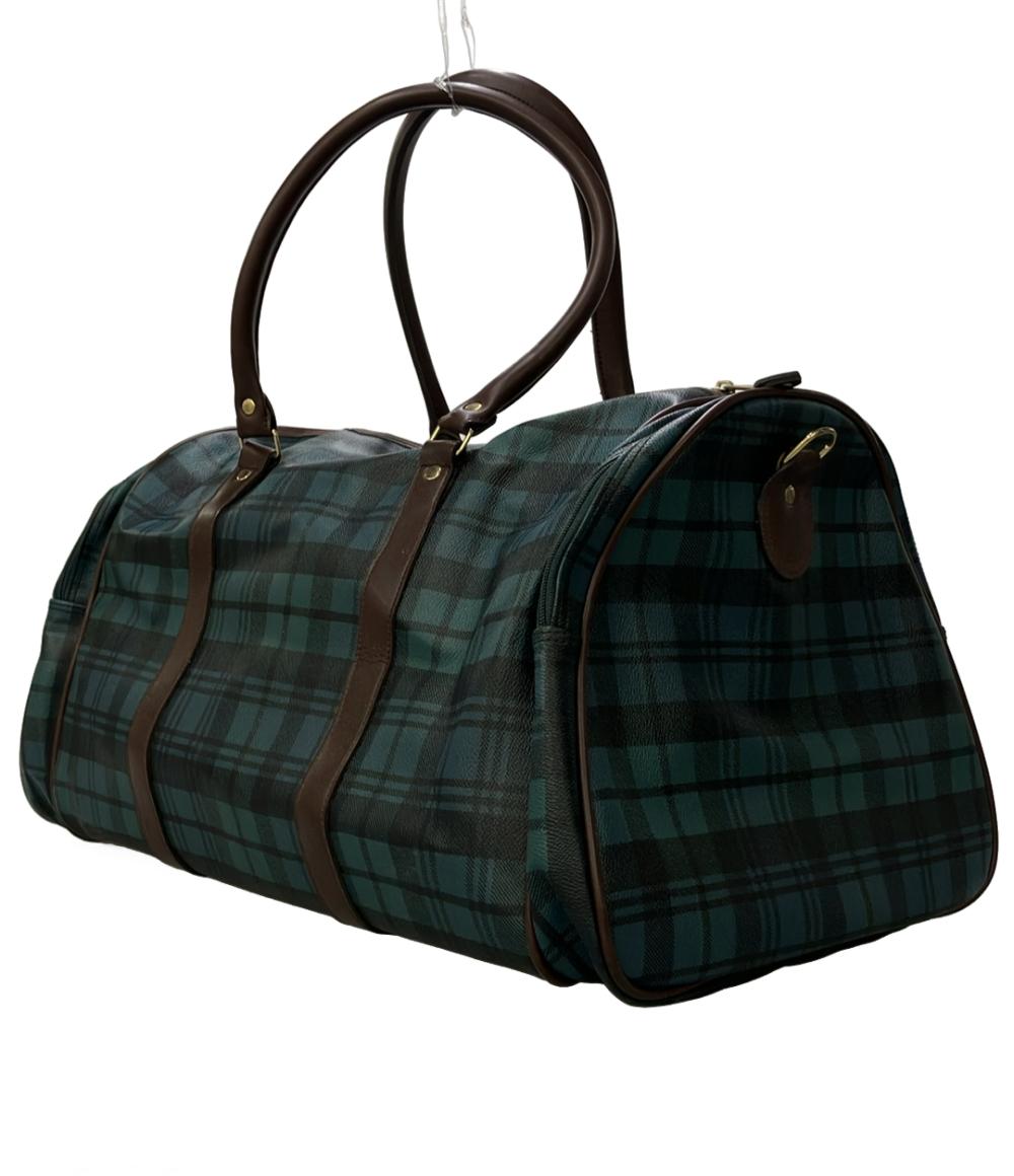 リーブクラブ ボストンバッグ チェック メンズ LEAVE CLUB