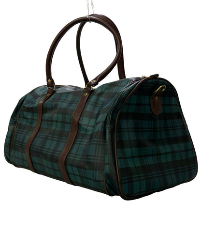 リーブクラブ ボストンバッグ チェック メンズ LEAVE CLUB