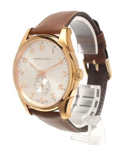 HAMILTON 腕時計 ジャズマスター シンライン クオーツ シルバー H384410 メンズ ハミルトン