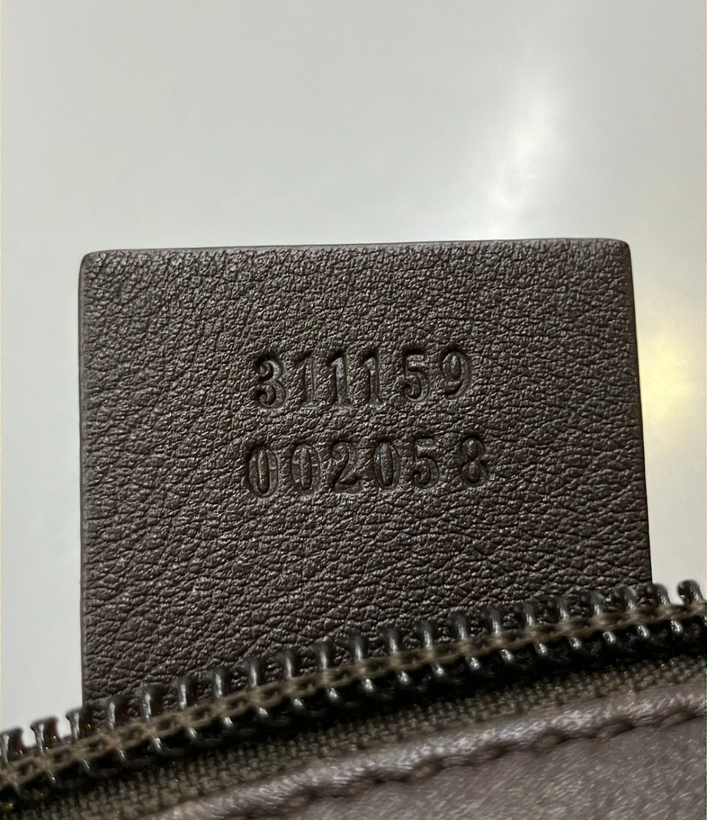 GUCCI ウエストポーチ ボディバッグ レザー GGキャンバス 311159 002058 キッズ グッチ