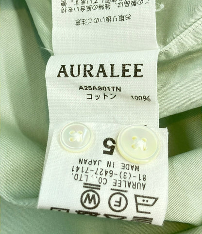 AURALEE 長袖シャツ WASHED FINX TWILL SHIRT 25SS A25AS01TN メンズ SIZE 5 (L) オーラリー