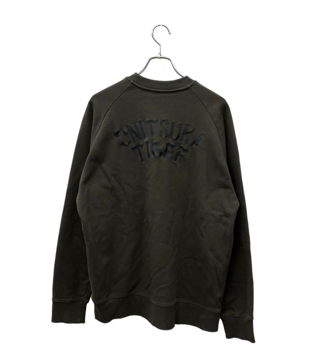 ONITSUKA TIGER スウェットシャツ 虎刺繍 SWEAT TOP 2183B537 メンズ SIZE M オニツカタイガー