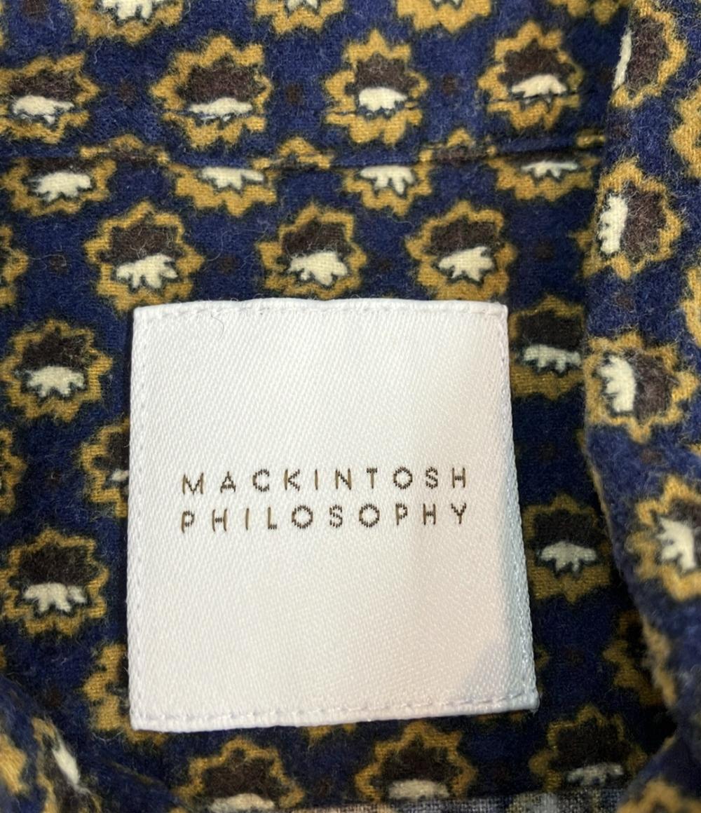 マッキントッシュフィロソフィー 長袖シャツ 総柄 メンズ SIZE 38 (M) MACKINTOSH PHILOSOPHY