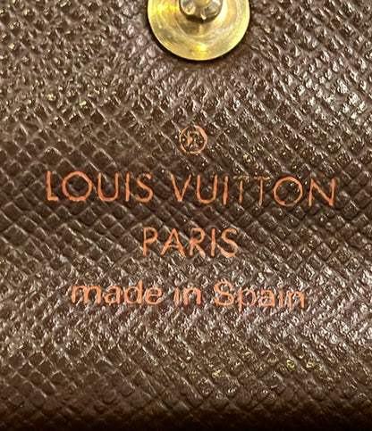 LOUIS VUITTON 長財布 ポシェット ポルト モネ クレディ ダミエ エベヌ N61724 レディース メンズ ルイ・ヴィトン