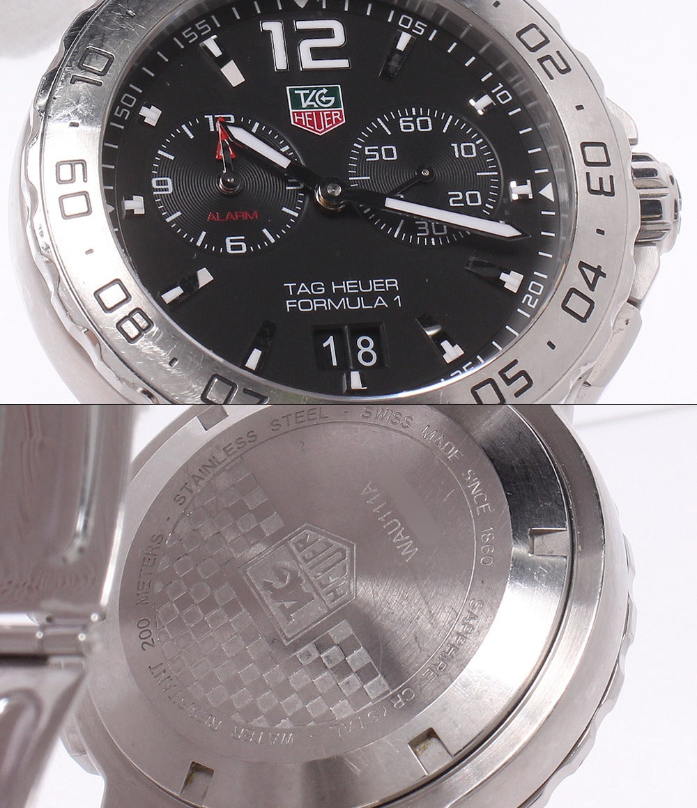 TAG HEUER 腕時計 フォーミュラ1 クオーツ ブラック WAU111A メンズ タグホイヤー