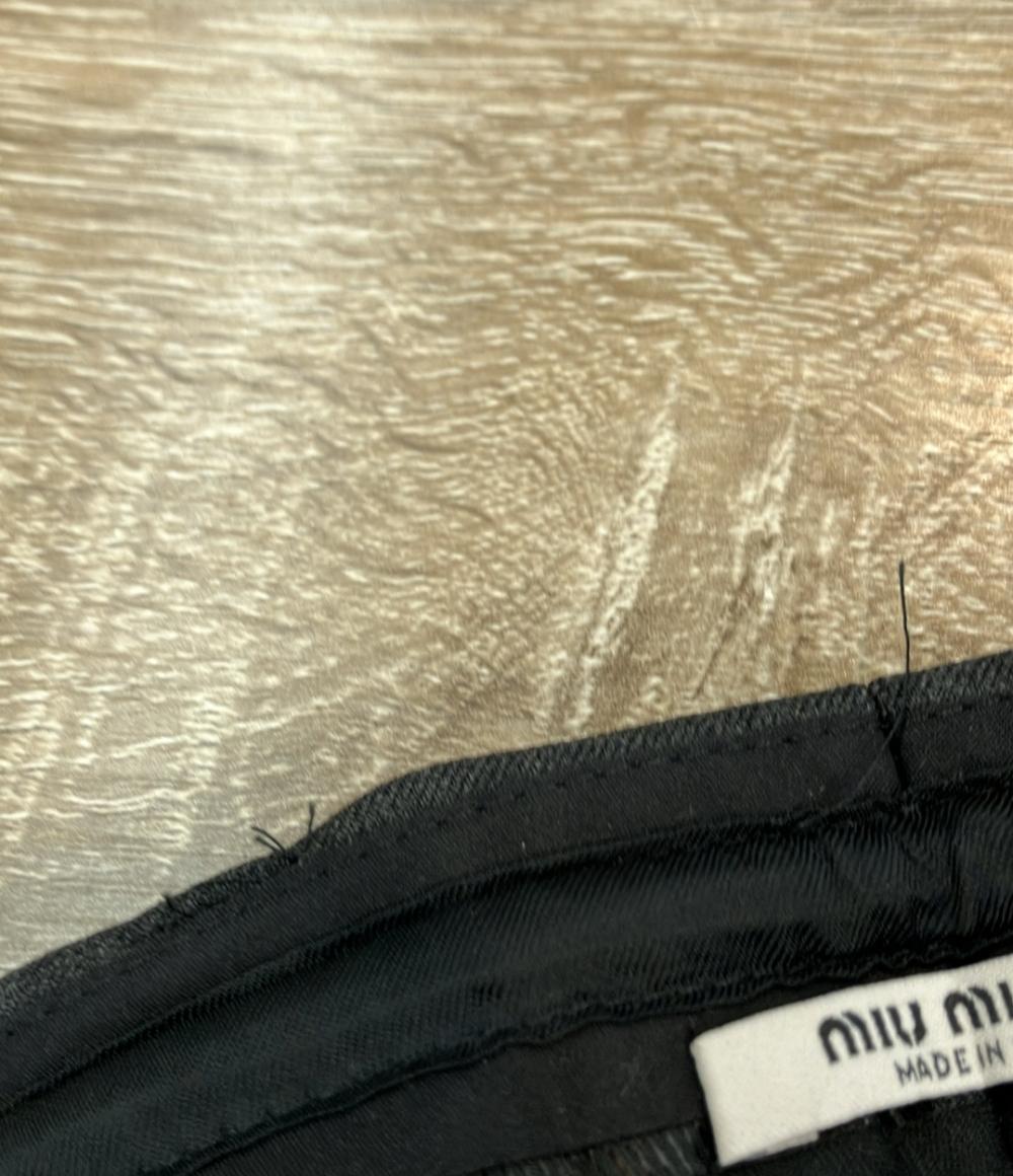 Miu Miu スラックスパンツ サイドライン レディース SIZE 38 (M) ミュウ ミュウ