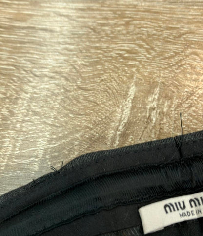 Miu Miu スラックスパンツ サイドライン レディース SIZE 38 (M) ミュウ ミュウ