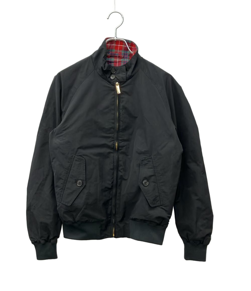 BARACUTA ブルゾン リバーシブル  ブラック×赤チェック トラッド ベーシック ゴルフ Ｇ9 ハリントンジャケット 1801347 メンズ SIZE 38 バラクータ