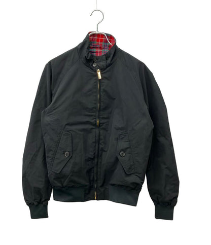 BARACUTA ブルゾン リバーシブル  ブラック×赤チェック トラッド ベーシック ゴルフ Ｇ9 ハリントンジャケット 1801347 メンズ SIZE 38 バラクータ