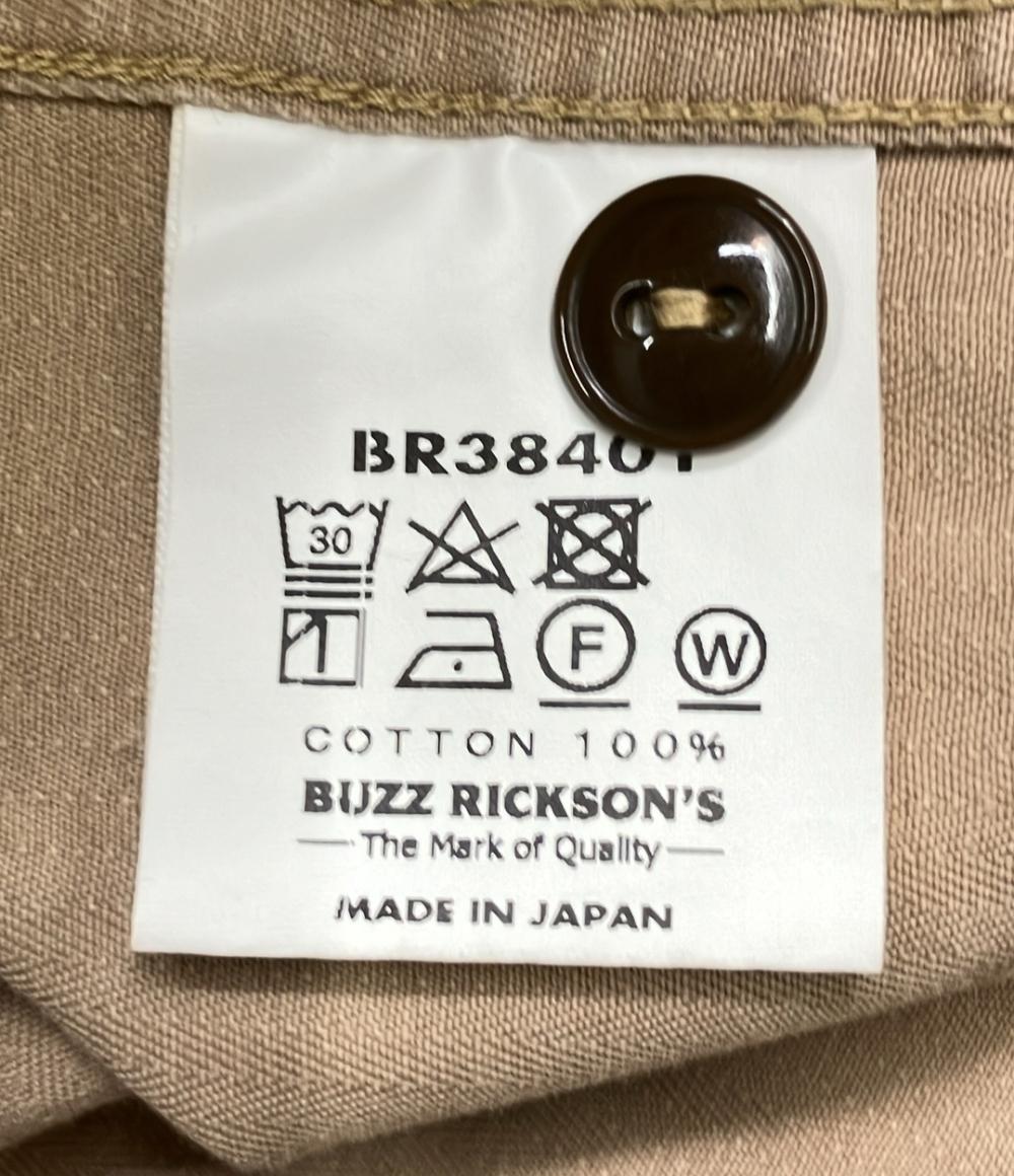 バズリクソンズ 半袖ワークシャツ ヘンリーボーン ミリタリー メンズ SIZE 15-15 (M) Buzz Rickson's