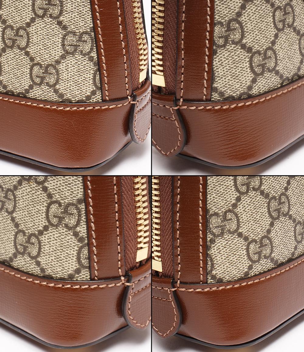 GUCCI 2wayハンドバッグ ショルダーバッグ 斜め掛け ホースビット 1955 GGスプリーム 640716 525040 レディース グッチ