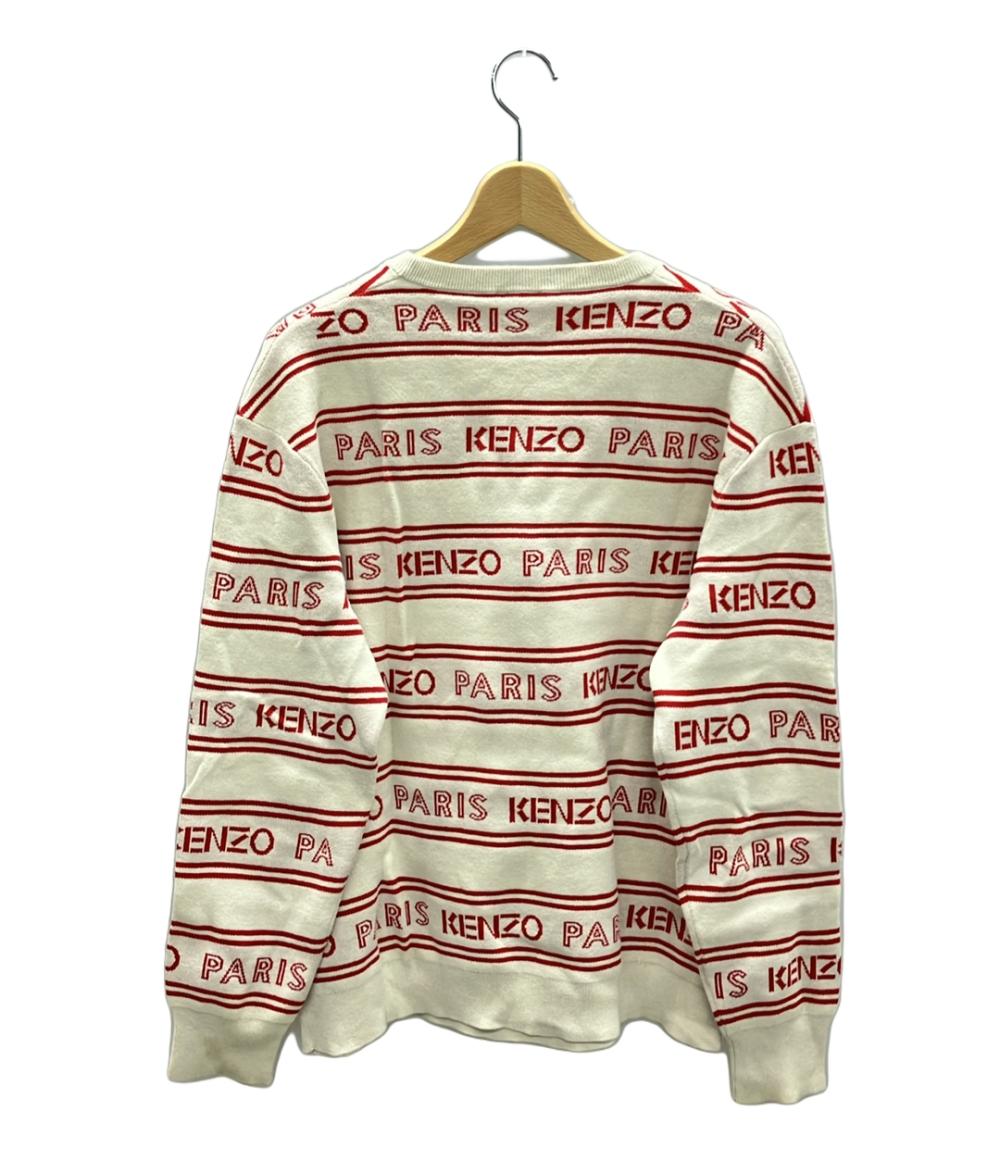ケンゾー ナイロン混クルーネックニットセーター メンズ SIZE L KENZO
