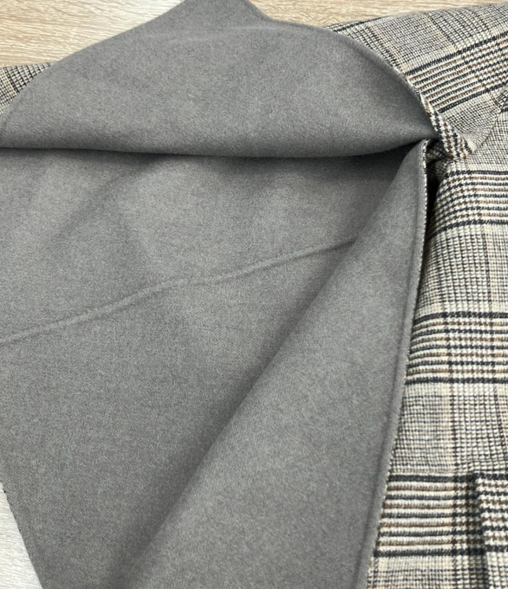Drawer グレンチェックケヌキリバーシブルコート 6525-299-0820