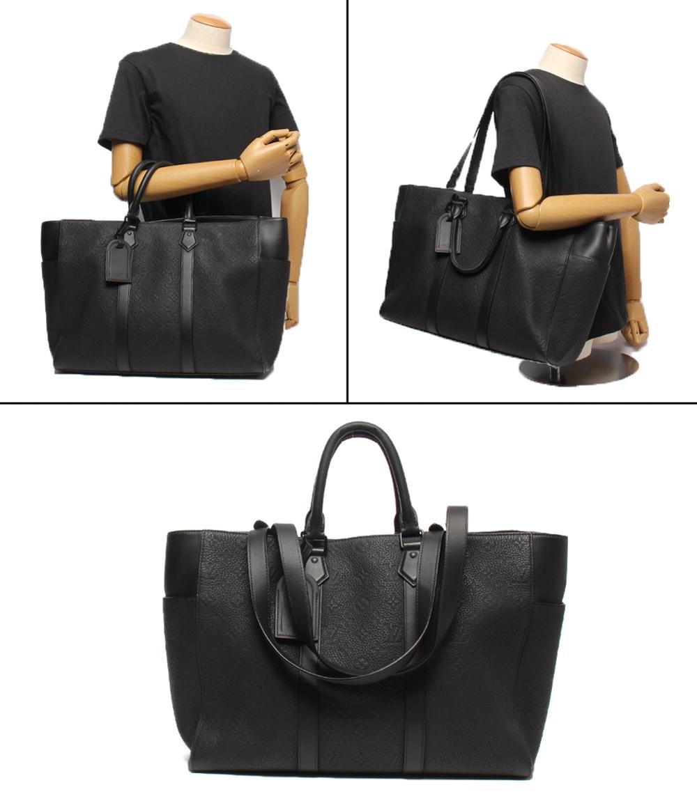 LOUIS VUITTON 2wayトートバッグ ショルダーバッグ 肩掛け モノグラム トリヨン サックプラ 24H M21865 メンズ ルイ・ヴィトン