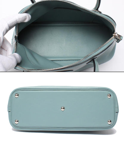 HERMES 2way ハンドバッグ ショルダーバッグ □M刻印 シルバー金具 肩掛け ボリード27 レディース エルメス