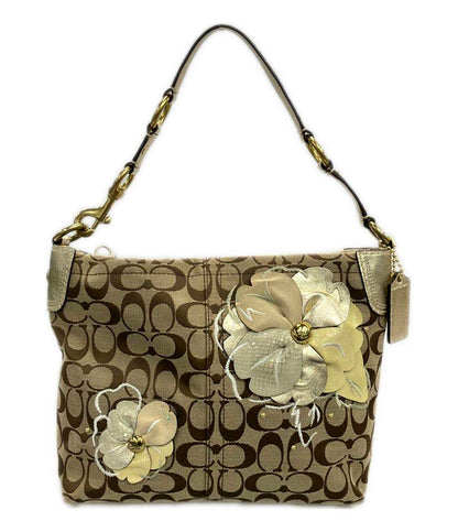 コーチ ショルダーバッグ 肩掛け キャンバス フラワー シグネチャー F16879 レディース COACH