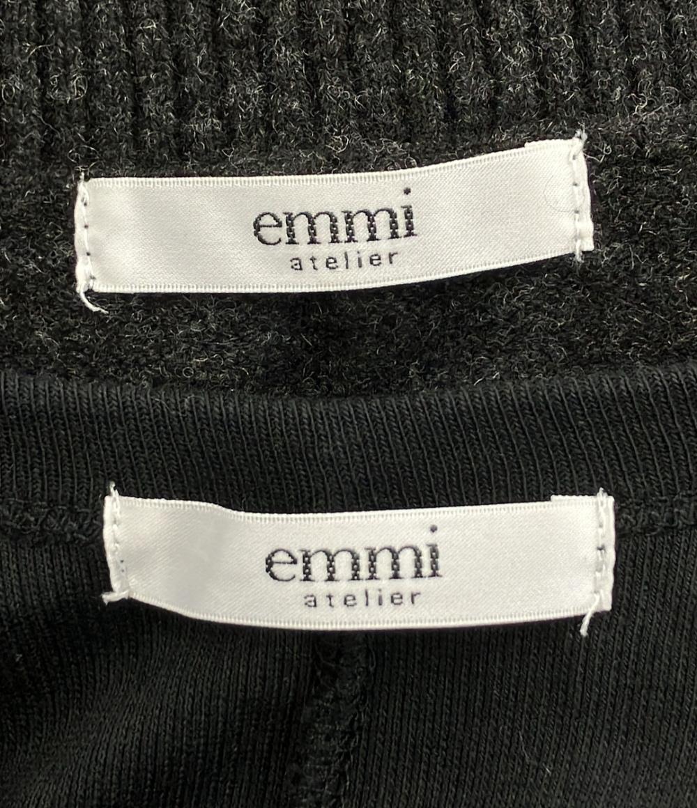 エミ ニットベスト付 長袖ワンピース レディース SIZE F (M) emmi