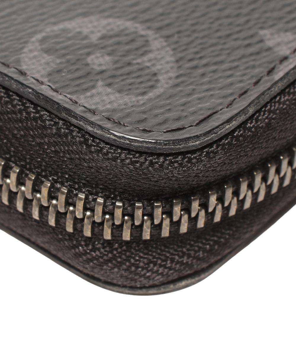 ルイ・ヴィトン ラウンドファスナー長財布 ジッピー ウォレット ヴェルティカル モノグラム エクリプス M62295 メンズ LOUIS VUITTON