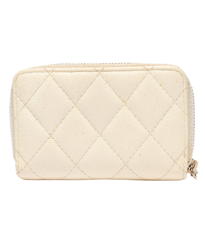 CHANEL コインケース ゴールド金具 キャビアスキン マトラッセ 27番台 ココマーク レディース シャネル