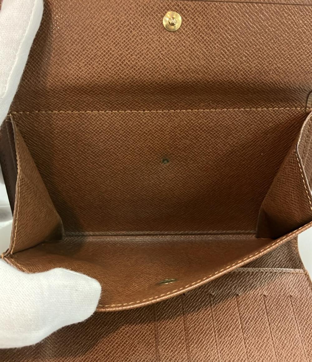 LOUIS VUITTON 三つ折り財布 ポルトトレゾール エテュイ パピエ モノグラム M61202 レディース メンズ ルイ・ヴィトン