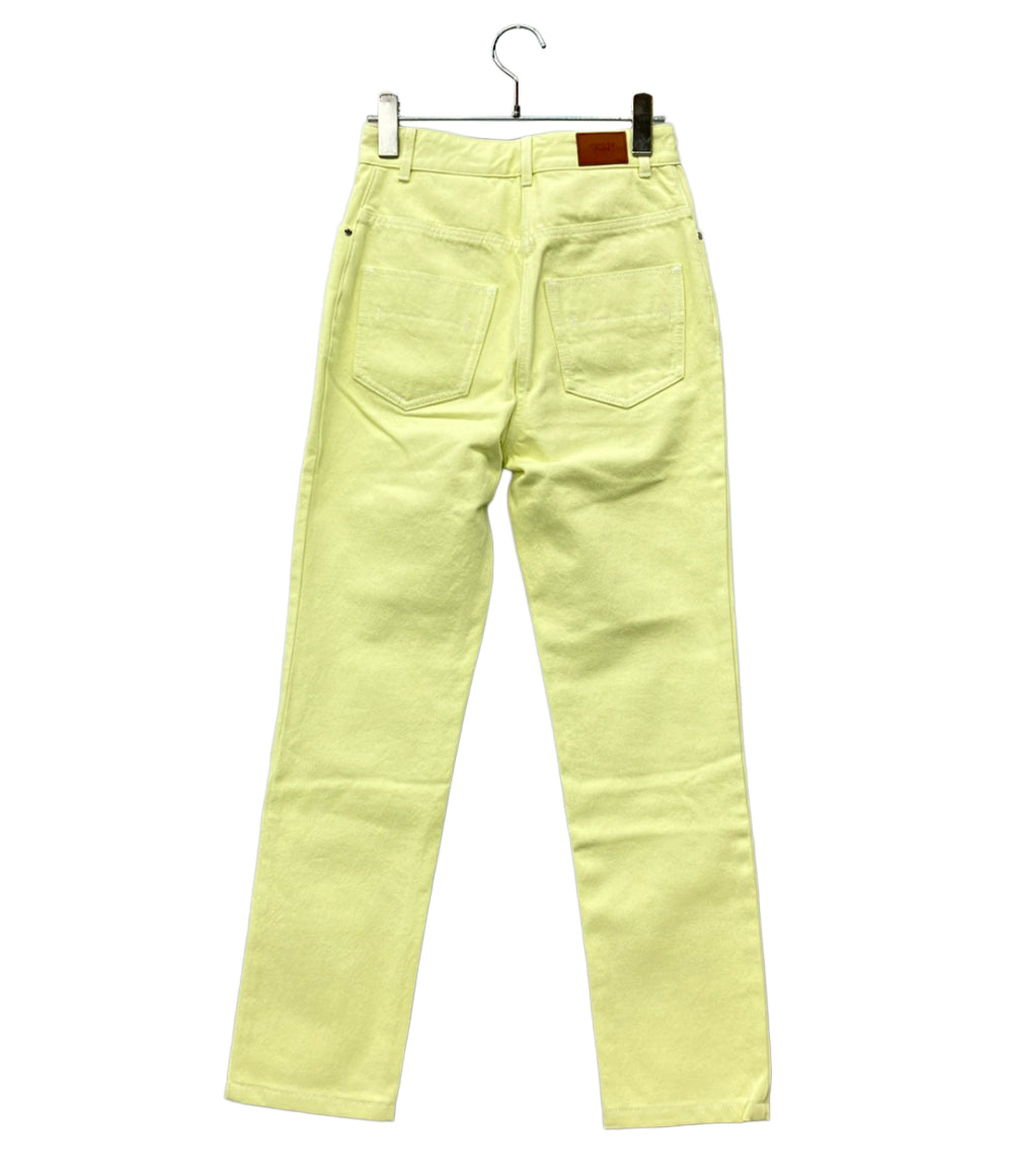 美品 HERMES コットン デニムパンツ 27-7402 レディース SIZE 34 (XS) エルメス