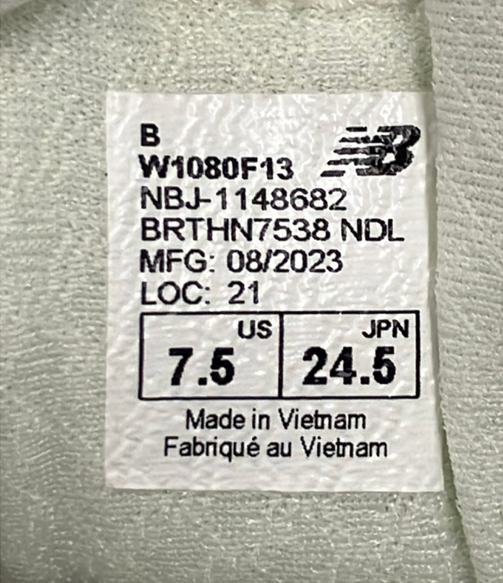 NEW BALANCE ローカットスニーカー W1080F13 レディース SIZE 24.5 ニューバランス
