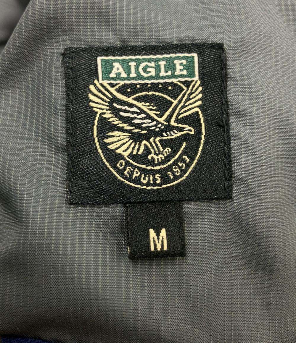 美品 AIGLE ナイロンジャケット リバーシブル メンズ SIZE M エーグル