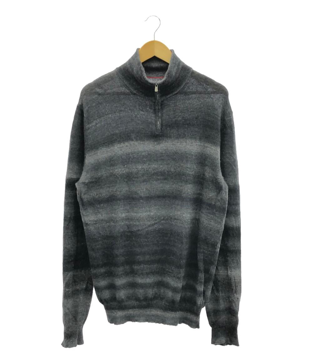 訳あり イザイア 長袖ハーフジップカシミヤニット メンズ SIZE S (S) ISAIA