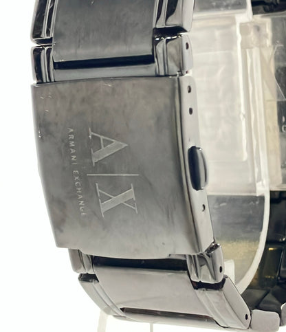 ARMANI EXCHANGE 腕時計 クオーツ ブラック AX2067 メンズ アルマーニエクスチェンジ