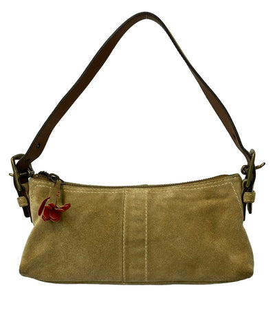 COACH ショルダーバッグ スエード シグネチャー 7470 レディース コーチ