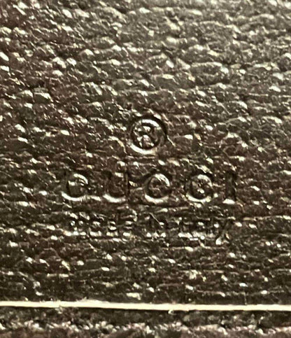 GUCCI ラウンドファスナー長財布 レザー GGキャンバス 112724 3731 レディース グッチ