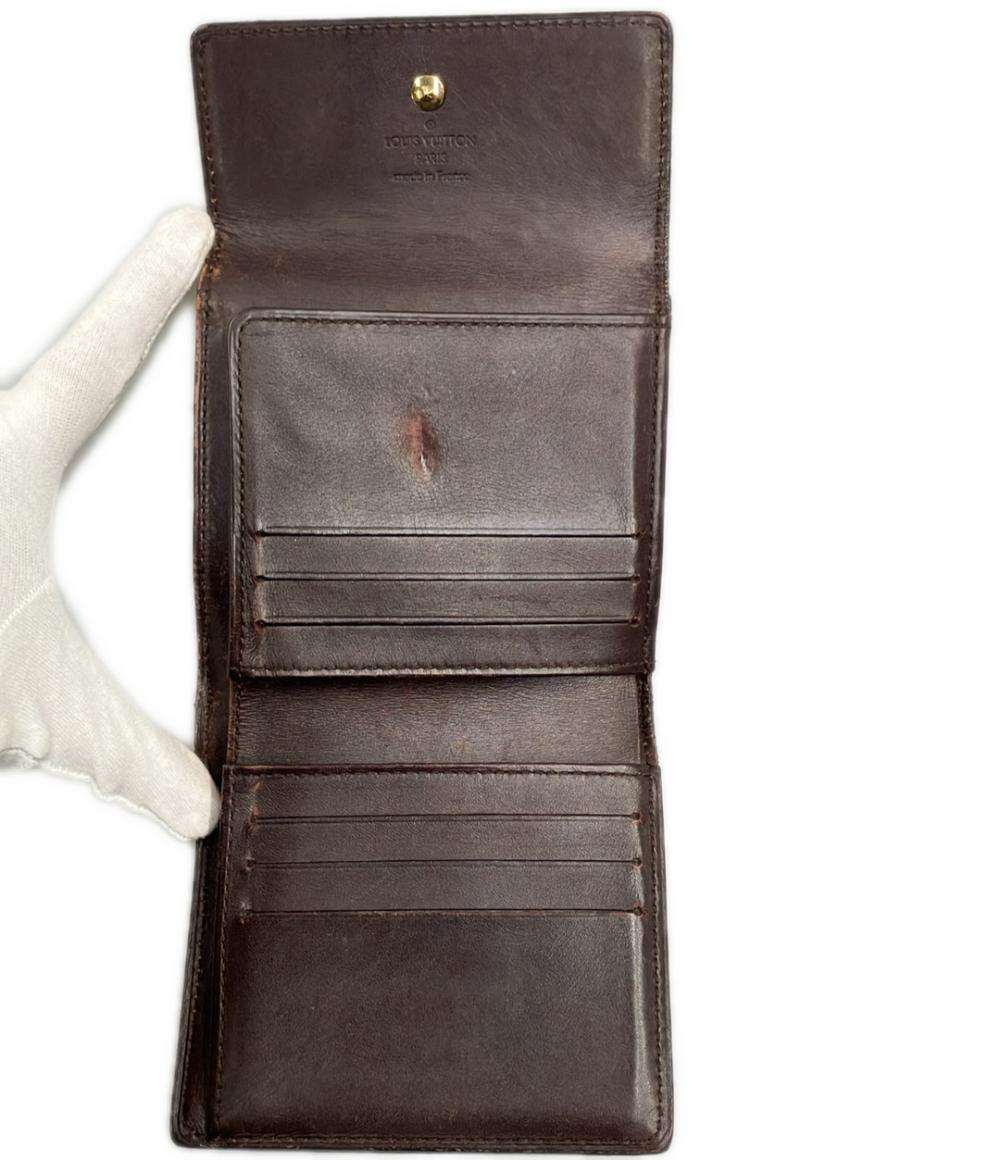 LOUIS VUITTON Wホック二つ折り財布 ポルトモネ ビエ カルトクレディ ヴェルニ M93523 レディース ルイ・ヴィトン