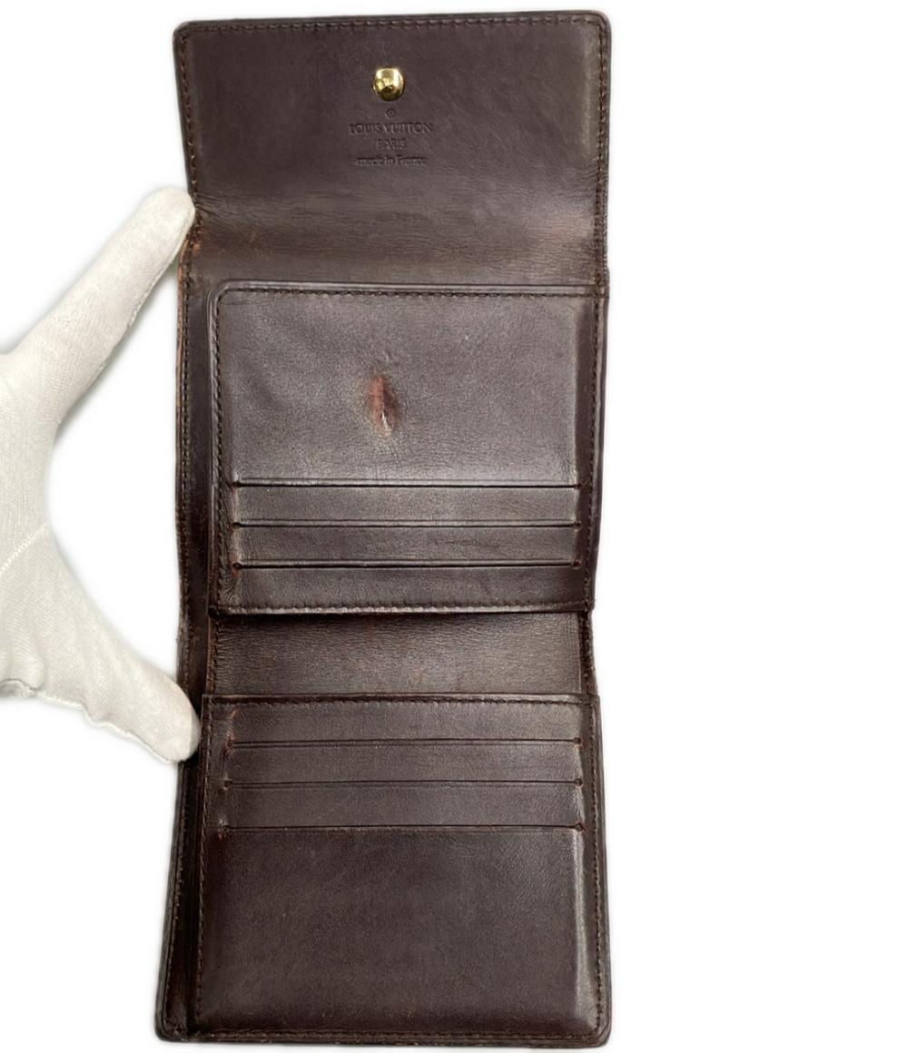 LOUIS VUITTON Wホック二つ折り財布 ポルトモネ ビエ カルトクレディ ヴェルニ M93523 レディース ルイ・ヴィトン