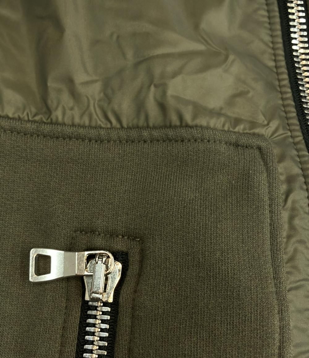 BALMAIN ジップ バイカー スウェット メンズ SIZE S バルマン