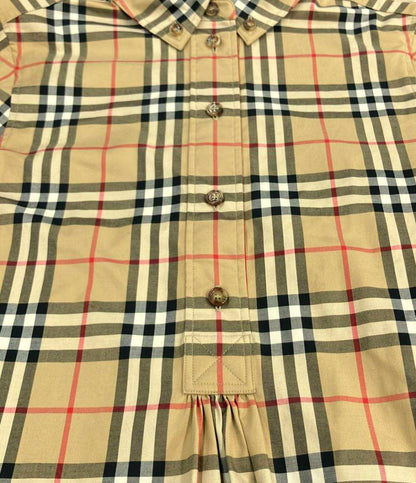 BURBERRY LONDON 長袖 ワンピース チェック レディース SIZE 40 (M) バーバリーロンドン