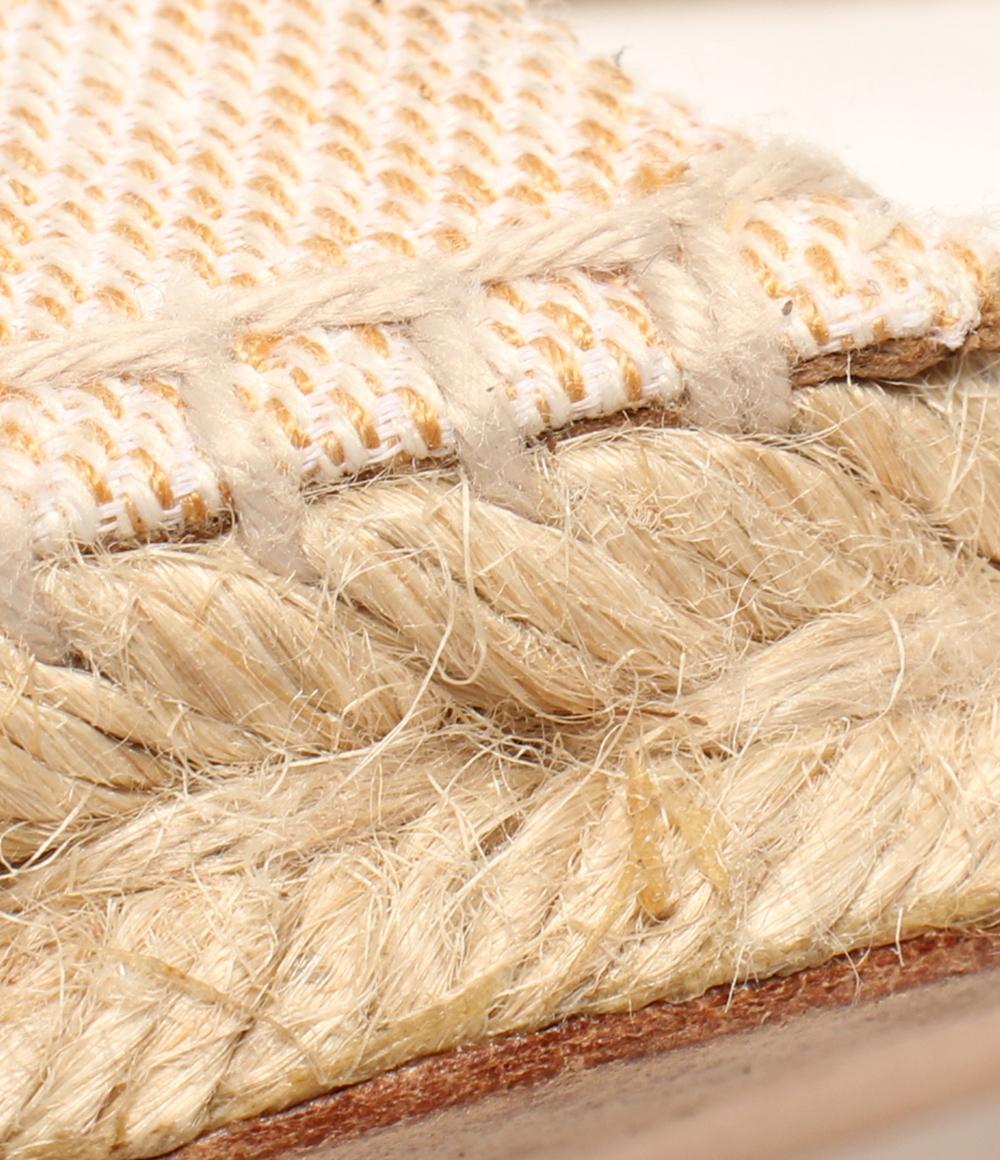 エルメス レースアップサンダル エスパドリーユ フラットシューズ e59278i レディース SIZE 35 (S) HERMES