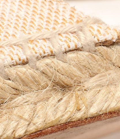 エルメス レースアップサンダル エスパドリーユ フラットシューズ e59278i レディース SIZE 35 (S) HERMES