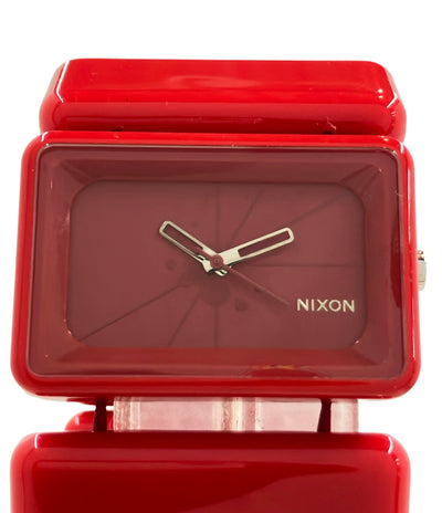 NIXON 腕時計 クオーツ レッド メンズ ニクソン